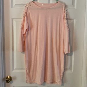 Baby pink dress